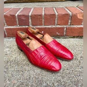 Beautiful Mauri Alligator Loafer Shoes: Made In Italy
